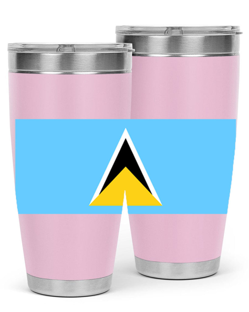 Saint Lucia 51#- world flags- Tumbler