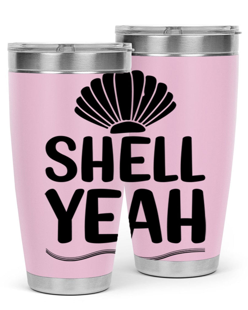 Shell yeah 597#- mermaid- Tumbler