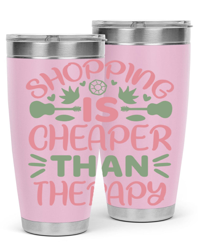 Shopping Is Cheaper Than Therapy 143#- fashion- Cotton Tank