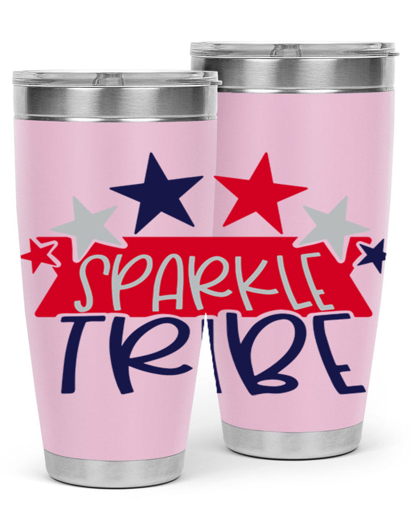 Sparkle Tribe Style 172#- Fourt Of July- Tumbler