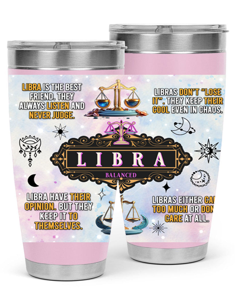 StraightLibra 474#- zodiac- Tumbler