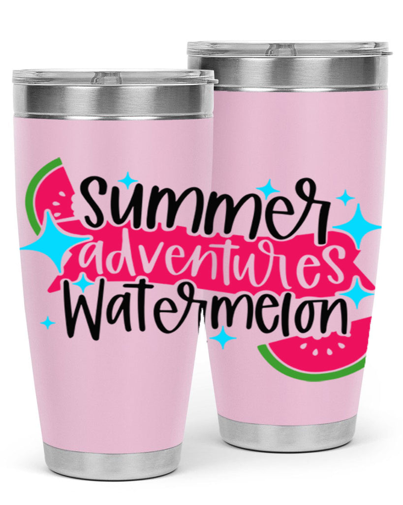 Summer Adventures Watermelon Style 23#- summer- Tumbler