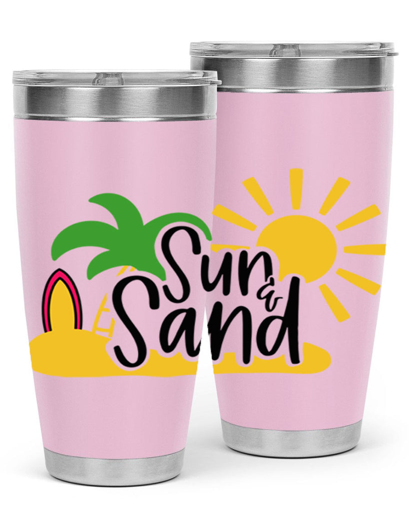 Sun Sand Style 17#- summer- Tumbler