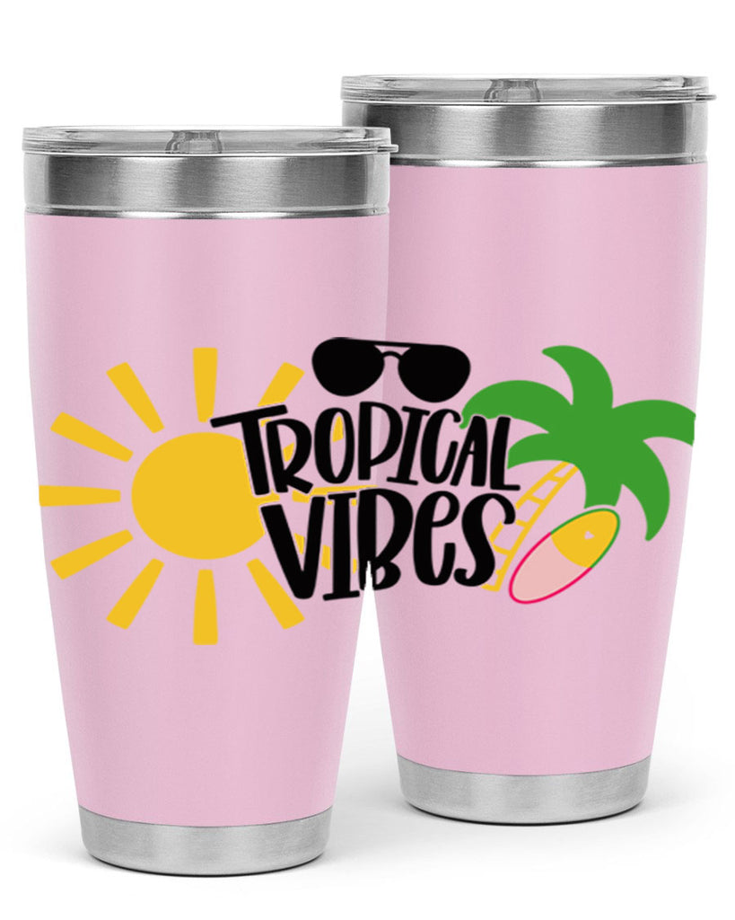 Tropical Vibes Style 9#- summer- Tumbler