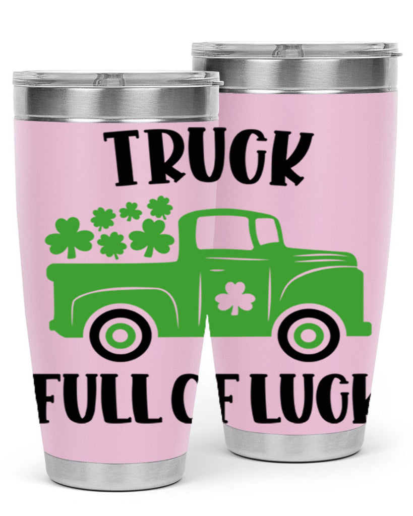 Truck Full Of Luck Style 19#- St Patricks Day- Tumbler
