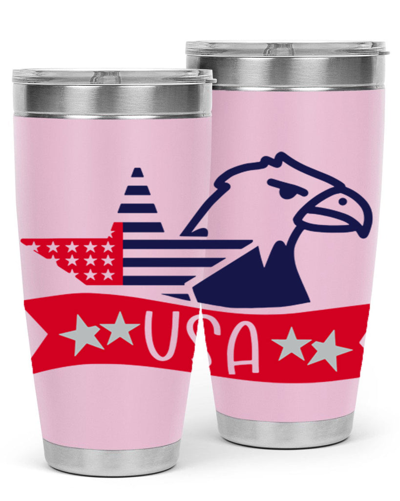 USA Style 182#- Fourt Of July- Tumbler