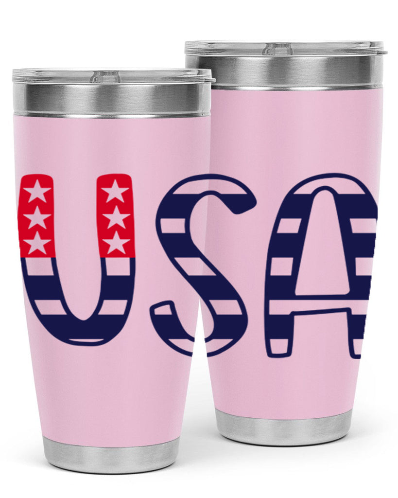 USA Style 184#- Fourt Of July- Tumbler