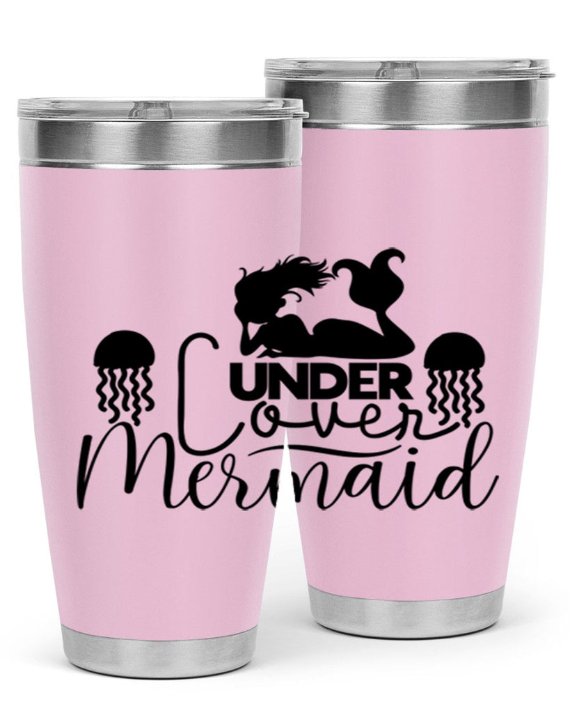 Under Cover Mermaid 642#- mermaid- Tumbler