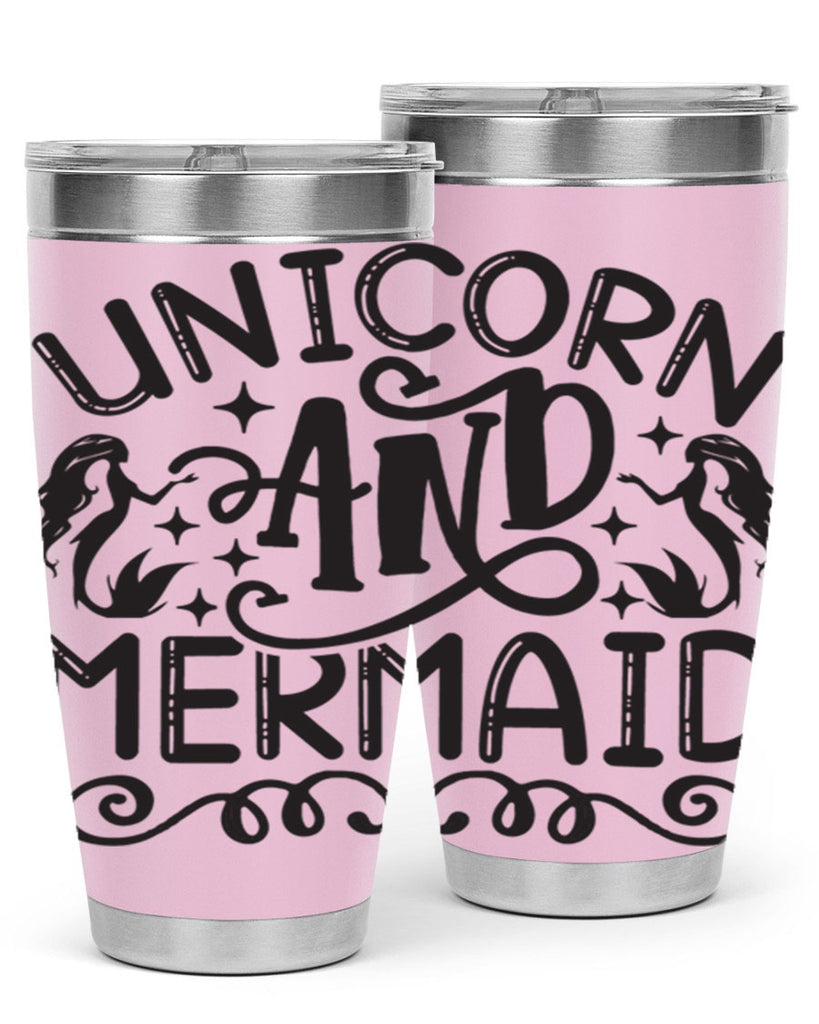 Unicorn and mermaid 660#- mermaid- Tumbler