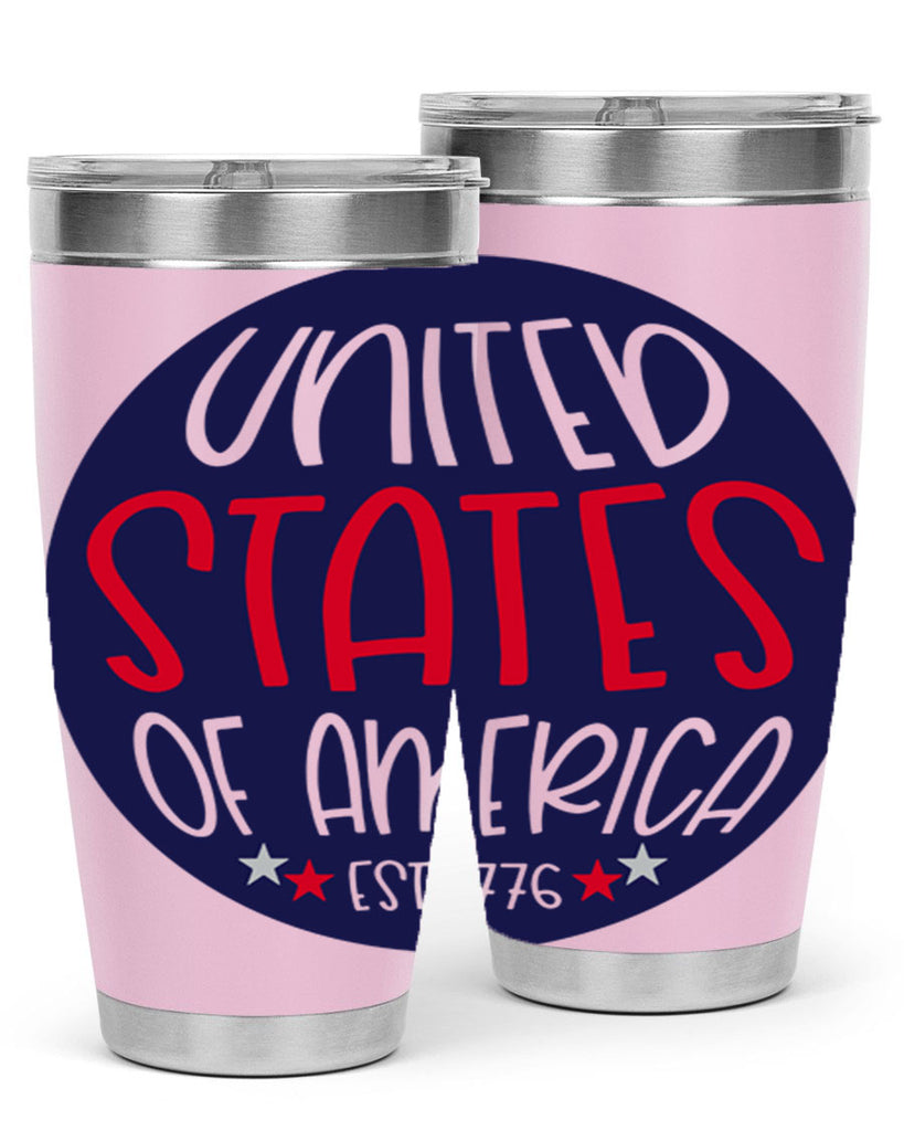 United States Of America Est Style 176#- Fourt Of July- Tumbler