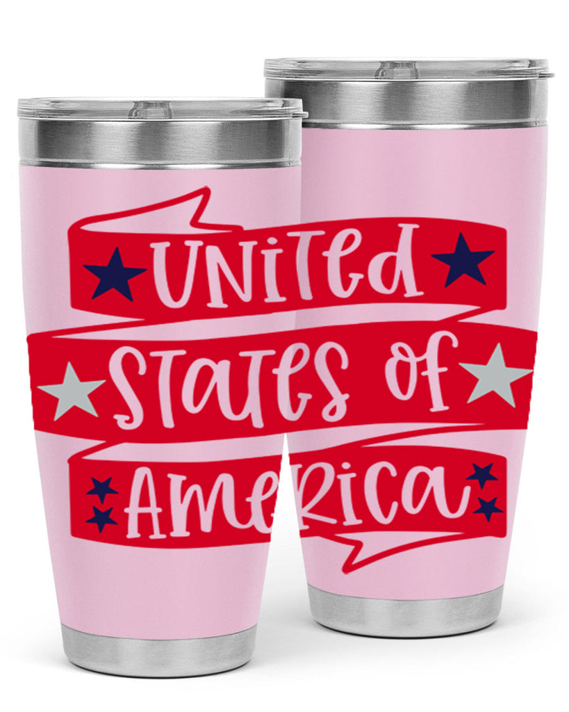United States Of America Style 177#- Fourt Of July- Tumbler
