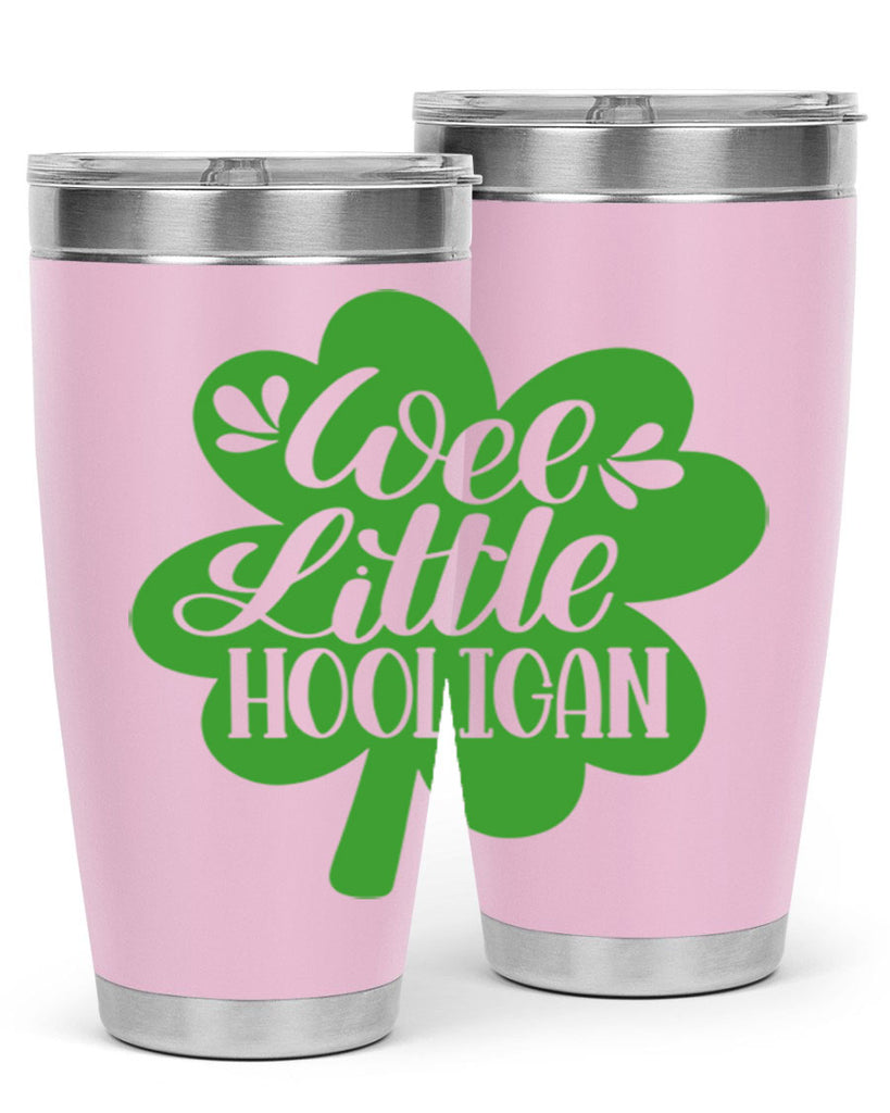 Wee Little Hooligan Style 16#- St Patricks Day- Tumbler