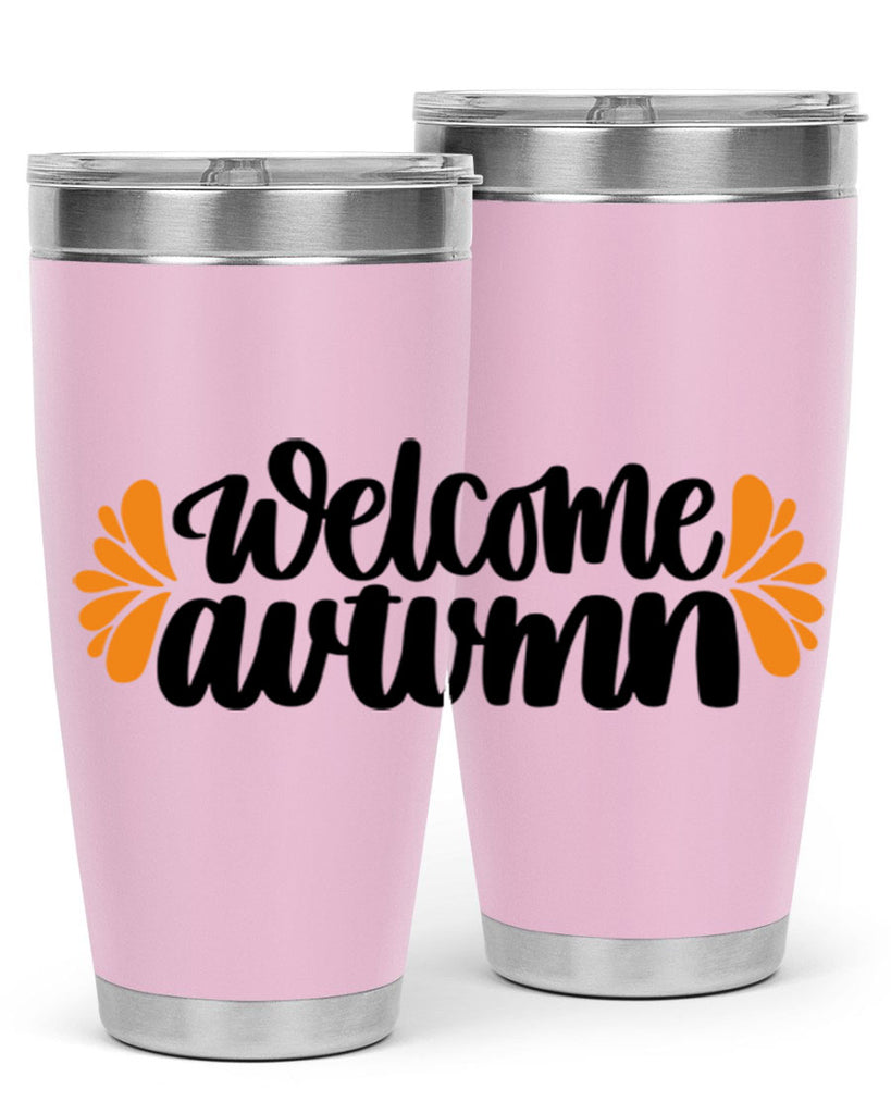Welcome Autumn 513#- fall- Tumbler