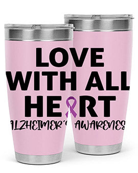 alzheimers awareness style 77#- alzheimers- Tumbler