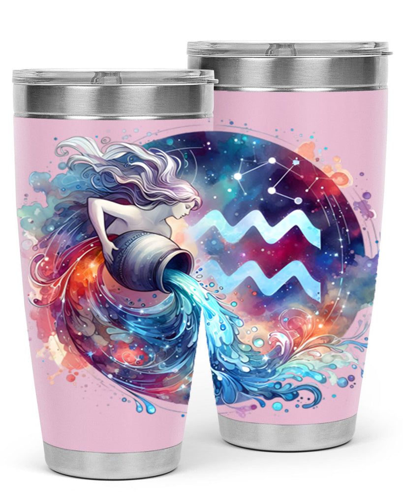 aquarius 90#- zodiac- Tumbler