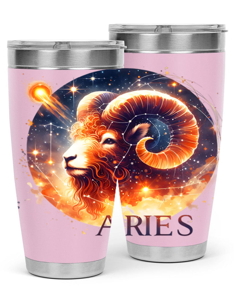 aries 130#- zodiac- Tumbler