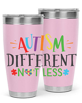 autism different not less Style 5#- autism- Tumbler