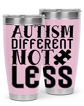 autism different not less Style 6#- autism- Tumbler