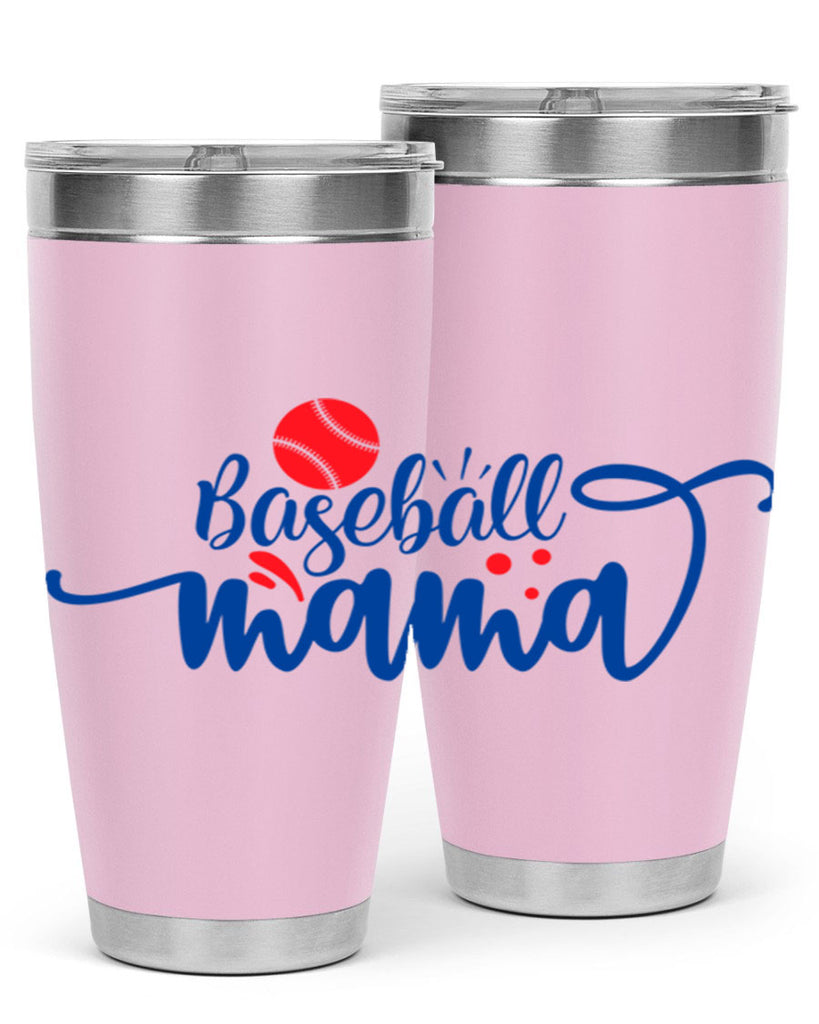 baseball mama 2208#- baseball- Tumbler