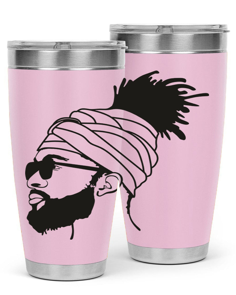 beardman 44#- black men - boys- tumbler
