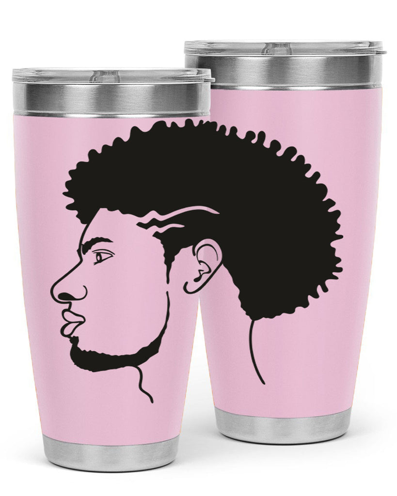 beardman 47#- black men - boys- tumbler