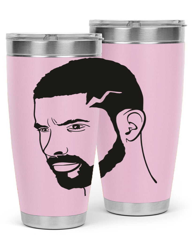 beardman 56#- black men - boys- tumbler