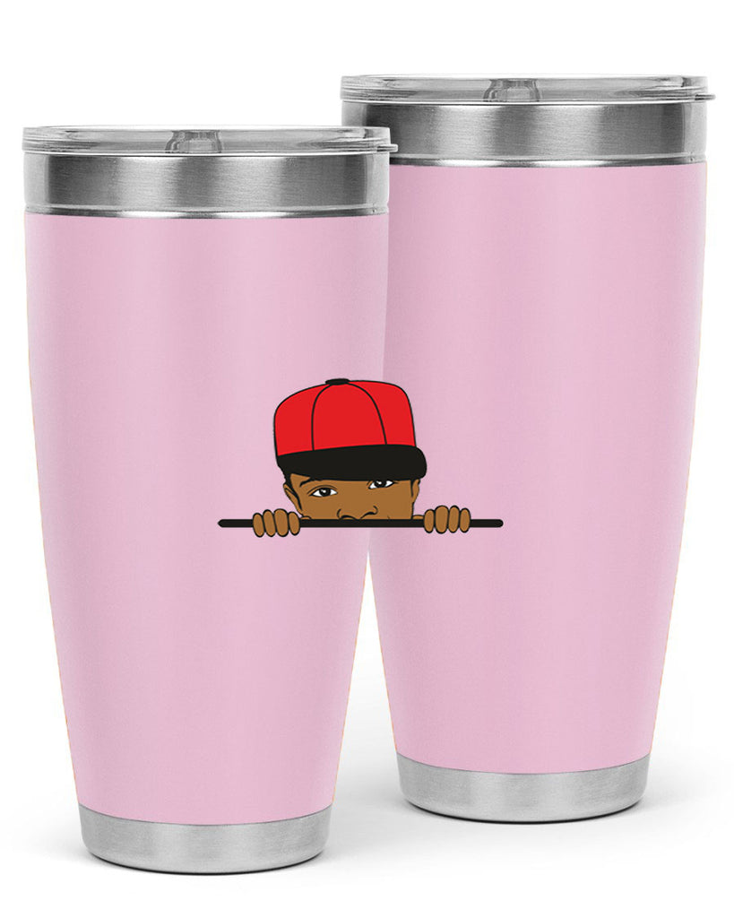 black boy 3#- black men - boys- tumbler