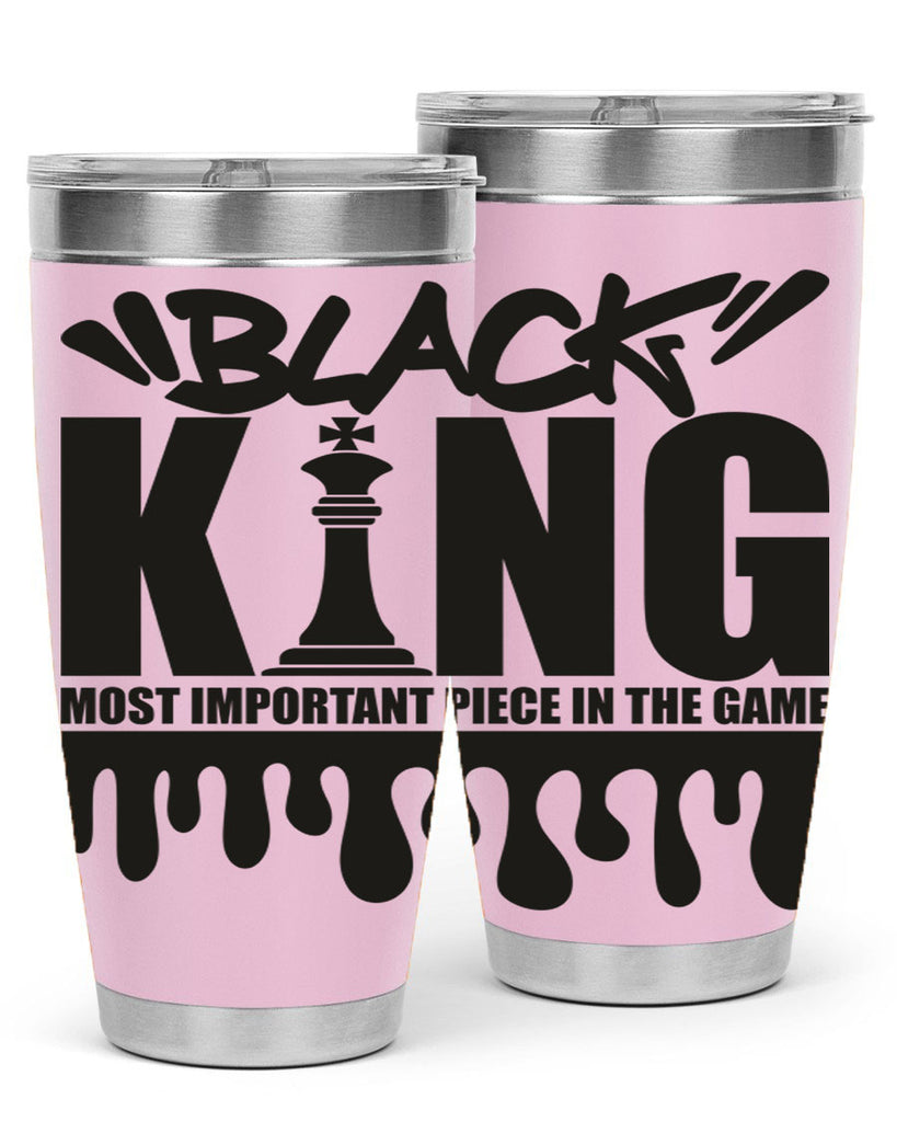 black king 214#- black words phrases- Cotton Tank