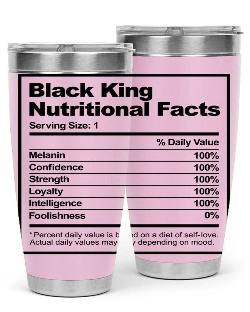 black king nutritional facts 231#- black words phrases- Cotton Tank