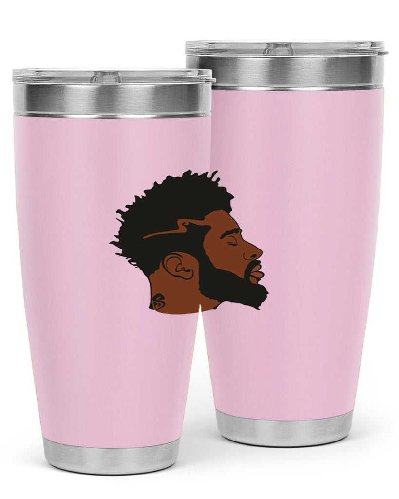 black man 30#- black men - boys- tumbler