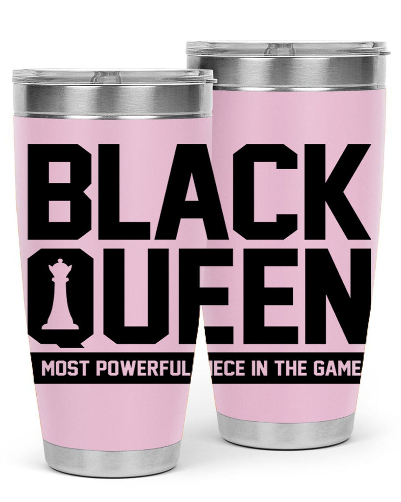 black queenchess 194#- black words phrases- Cotton Tank