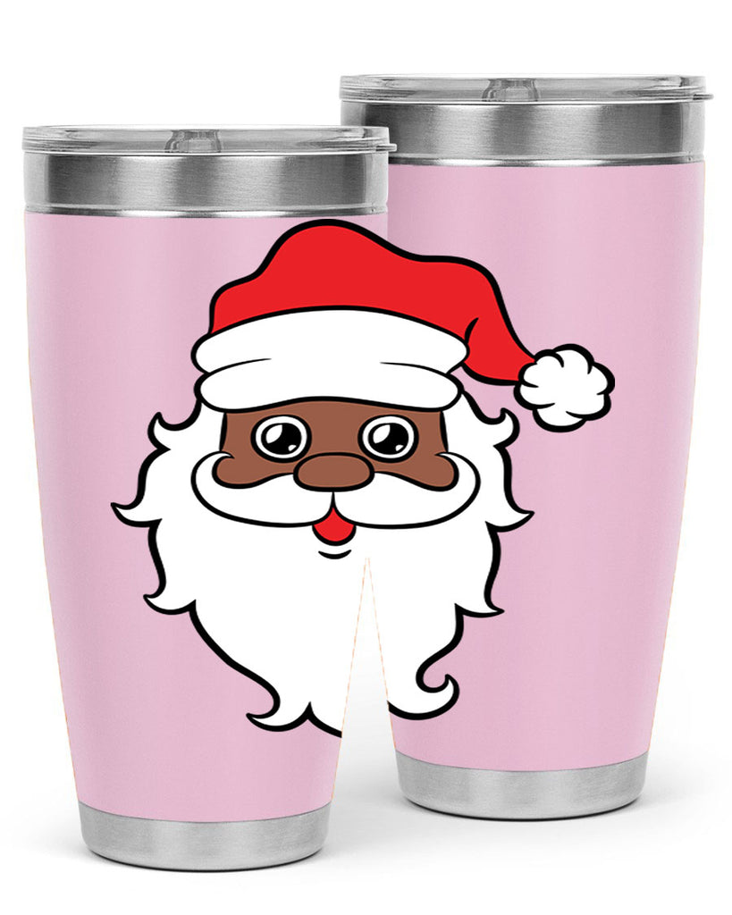 black santa 25#- black men - boys- tumbler