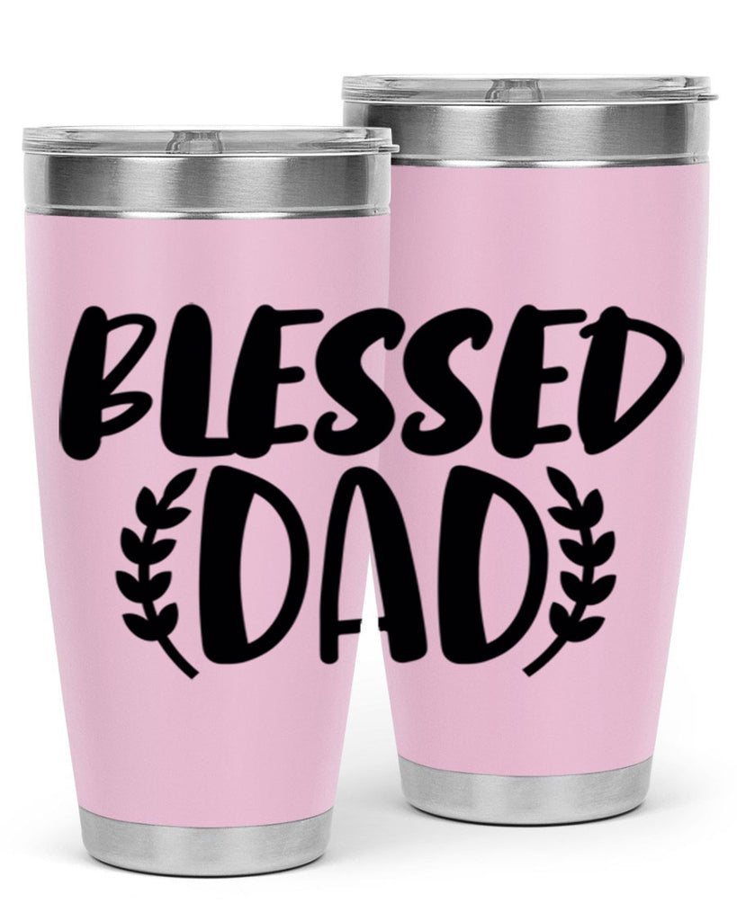 blessed dad 36#- dad- Tumbler