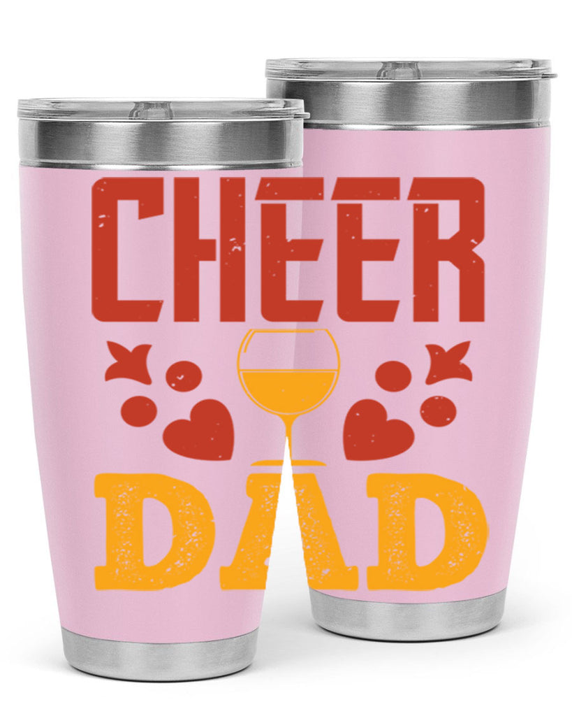 cheer dad 121#- fathers day- Tumbler