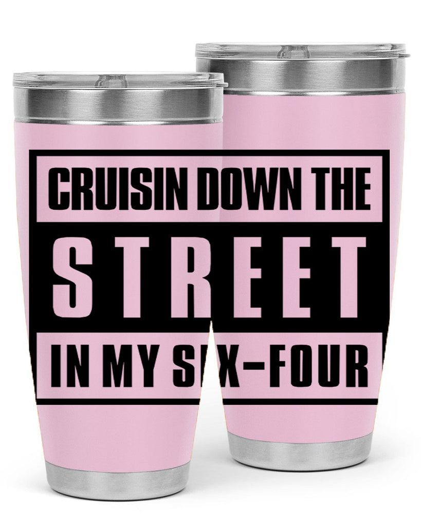 cruisin down the street 181#- black words phrases- Cotton Tank