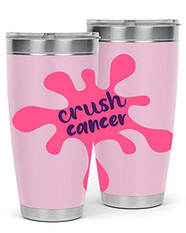 crush cancer Style 18#- breast cancer- Tumbler