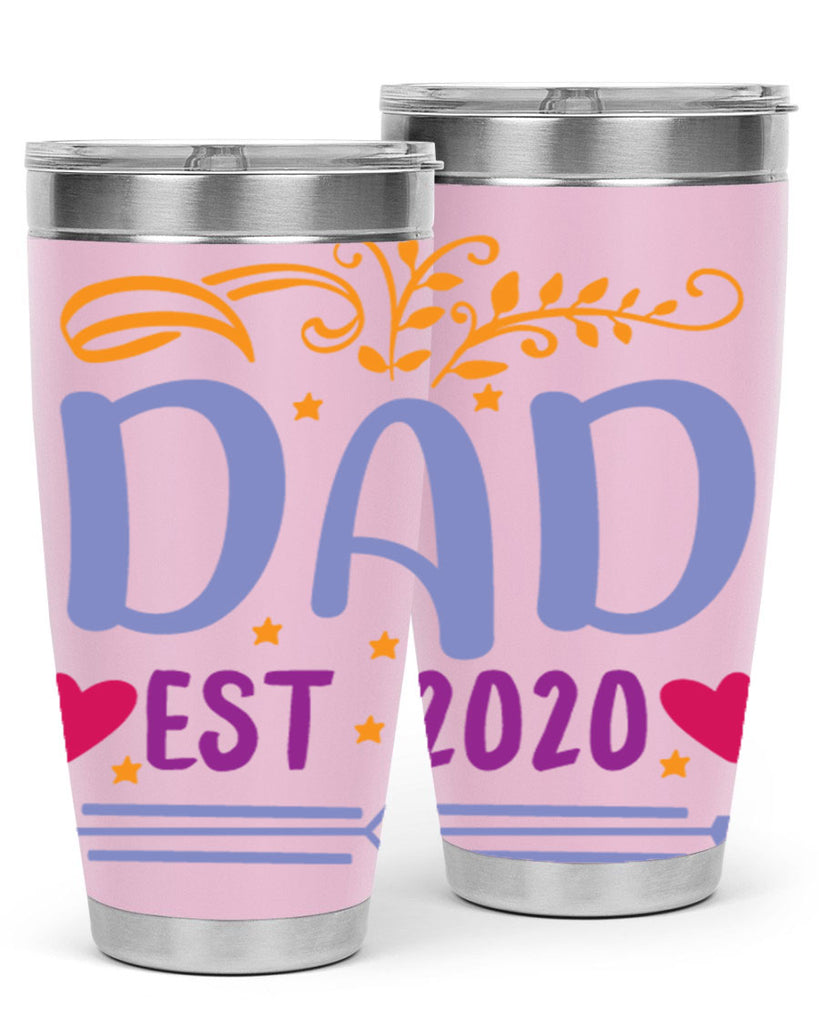 dad est 98#- fathers day- Tumbler