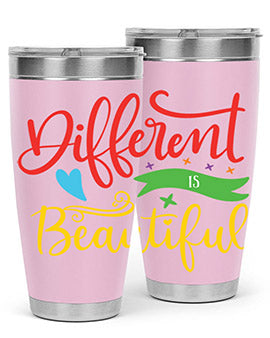 different is beautiful Style 11#- autism- Tumbler