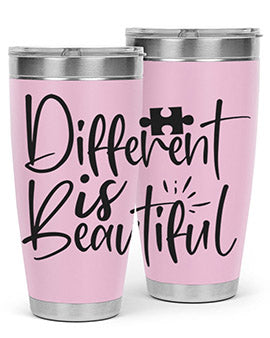 different is beautiful Style 12#- autism- Tumbler