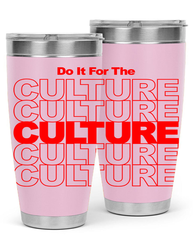 do it for the culture 170#- black words phrases- Cotton Tank