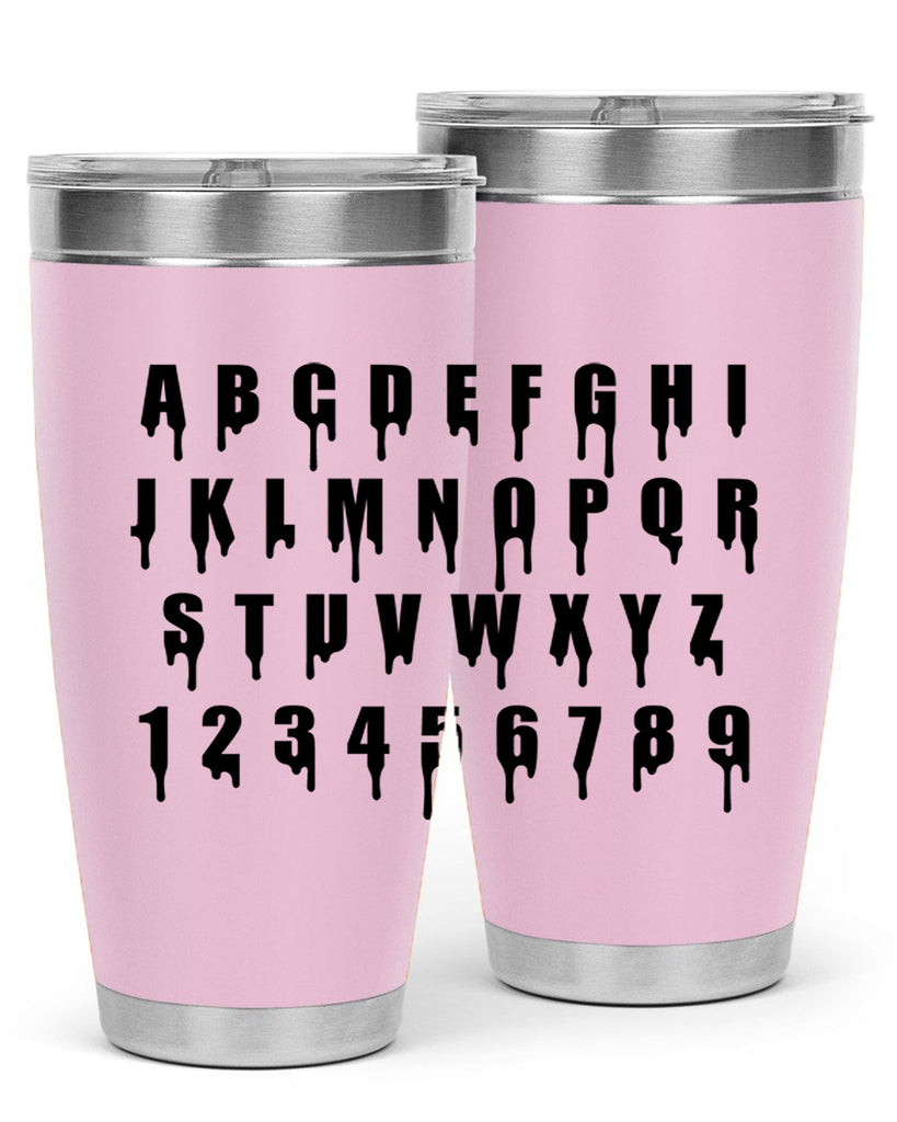 drip font 164#- black words phrases- Cotton Tank