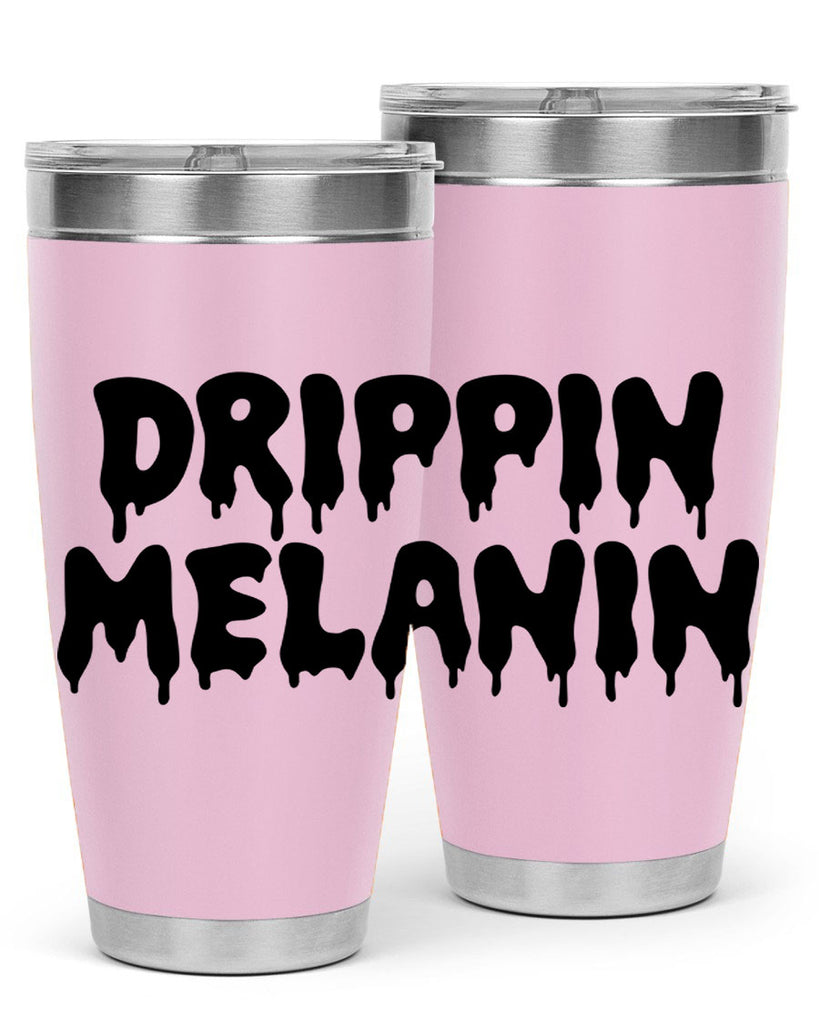 drippinmelanin  160#- black words phrases- Cotton Tank