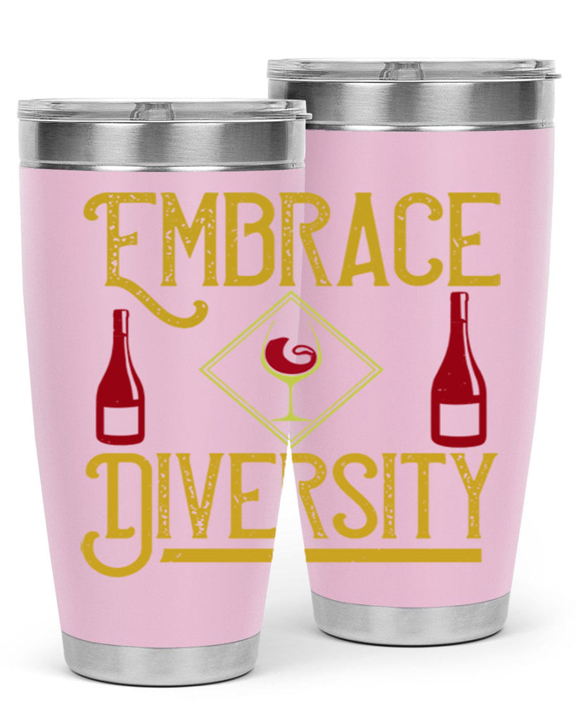 embrace diversity 218#- wine- Tumbler