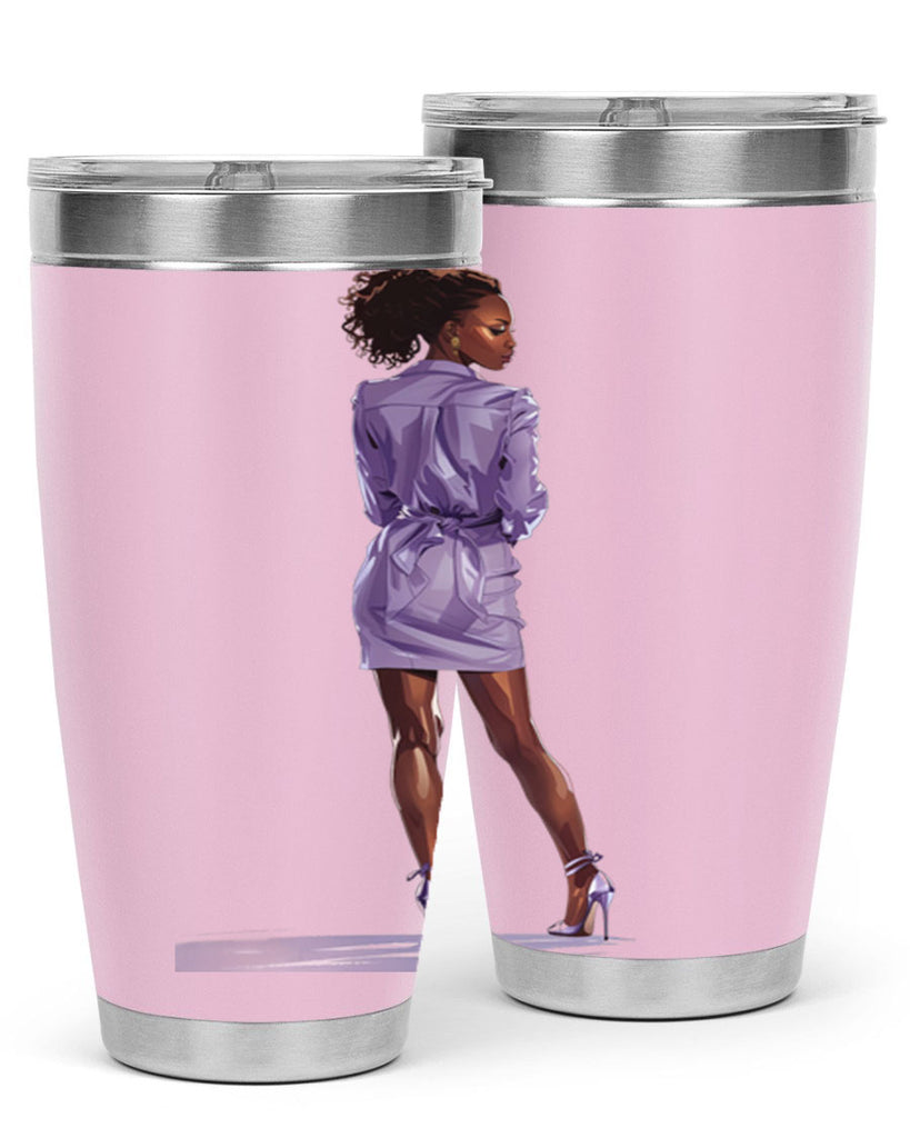 fashion girl in lavender 53#- fashion- Cotton Tank