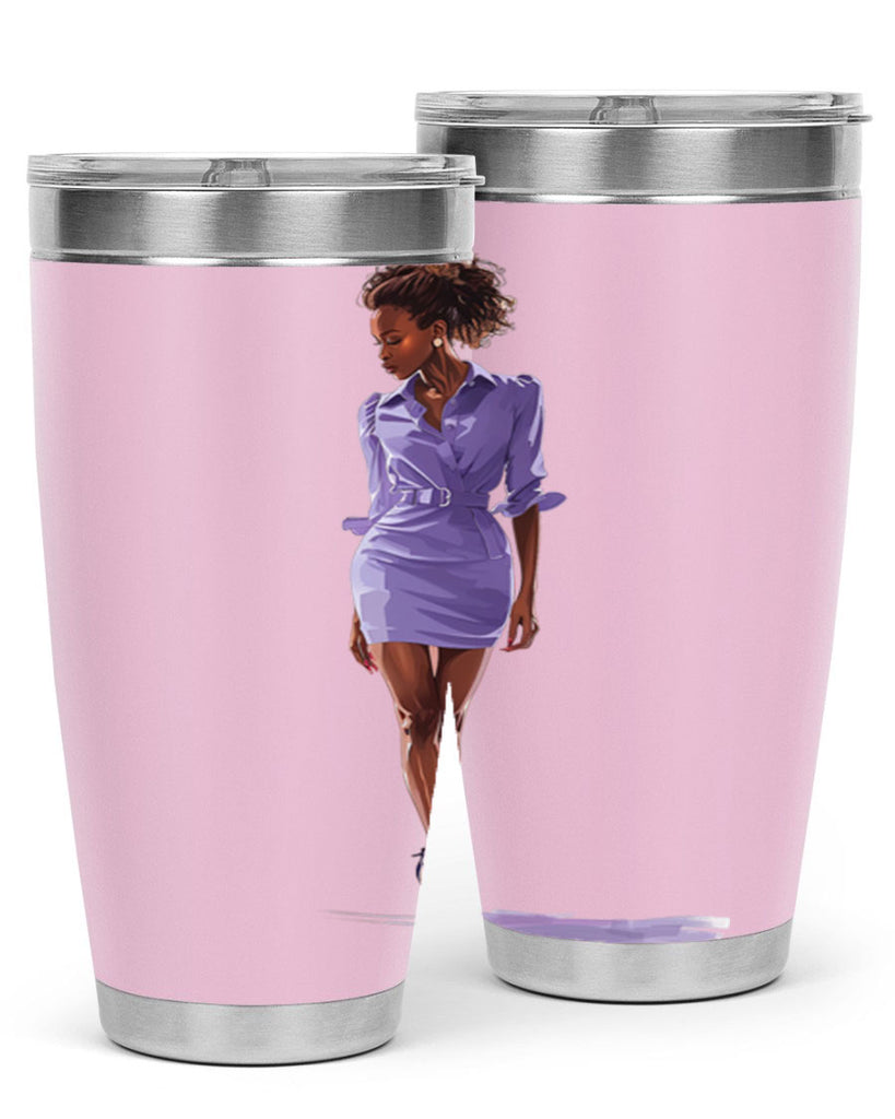 fashion girl in lavender 59#- fashion- Cotton Tank