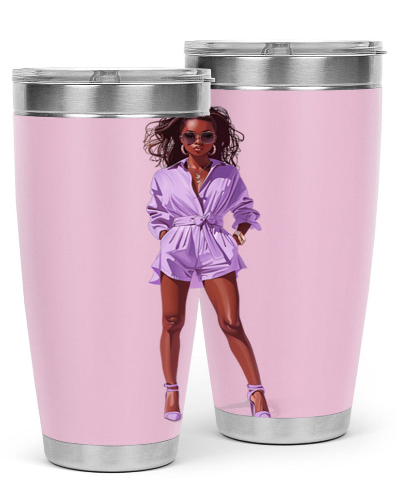 fashion girl in lavender 64#- fashion- Cotton Tank