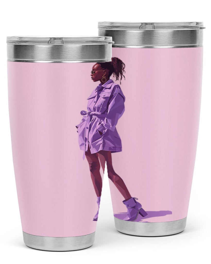 fashion girl in lavender 66#- fashion- Cotton Tank