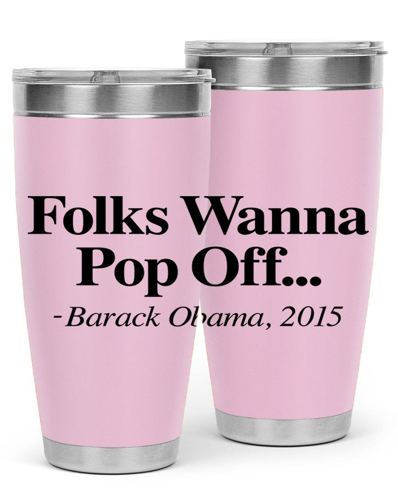 folks wanna pop off 151#- black words phrases- Cotton Tank