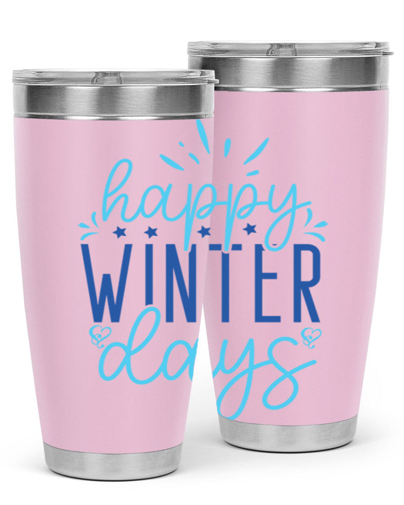 happy winter days 121#- winter- Tumbler