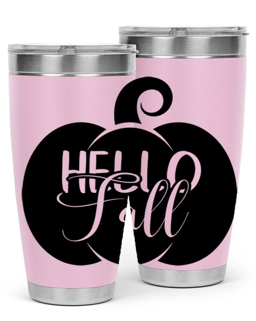 hello fall 275#- fall- Tumbler